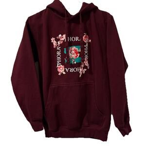 Phora-Yours Truly-Hoodie-Burgundy-Small